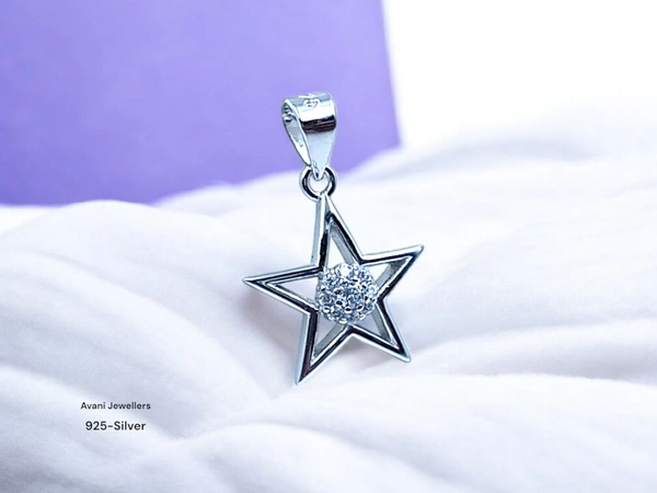 Avani Jewellers Silver Ladies Fancy Pendant - 1.2