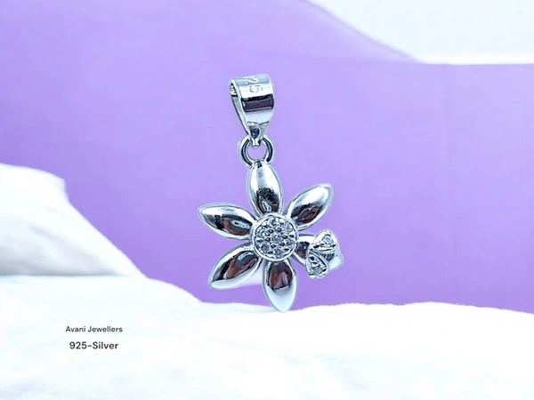 Avani Jewellers Silver Ladies Fancy Pendant - 1.38