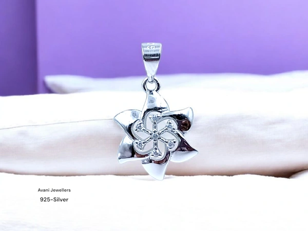 Avani Jewellers Silver Ladies Fancy Pendant - 1.24