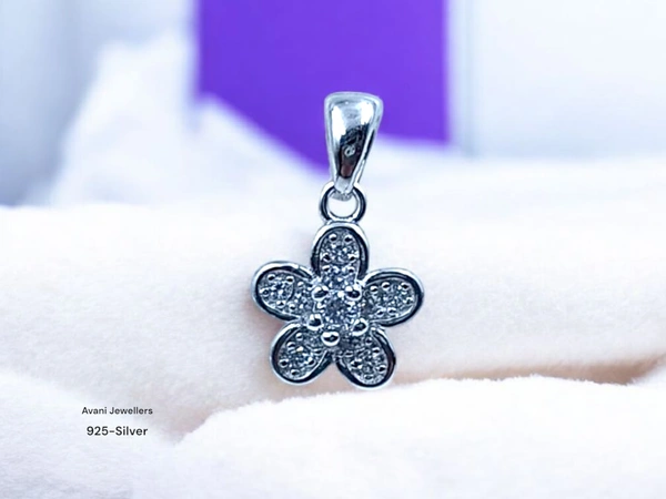 Avani Jewellers Silver Ladies Fancy Pendant - 1.23
