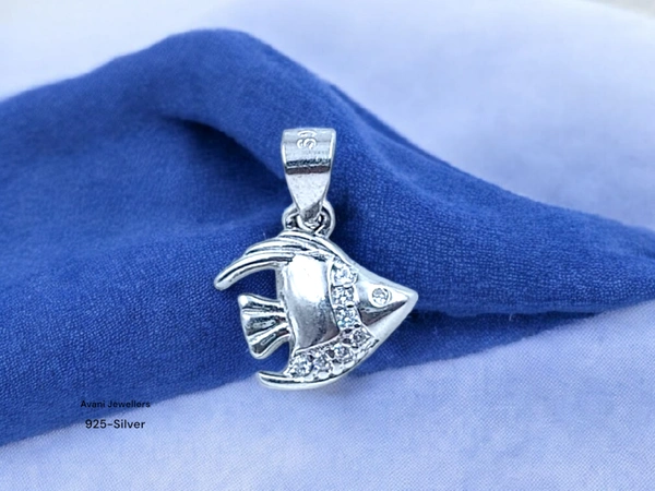 Avani Jewellers Silver Ladies Fancy Pendant - 1.21
