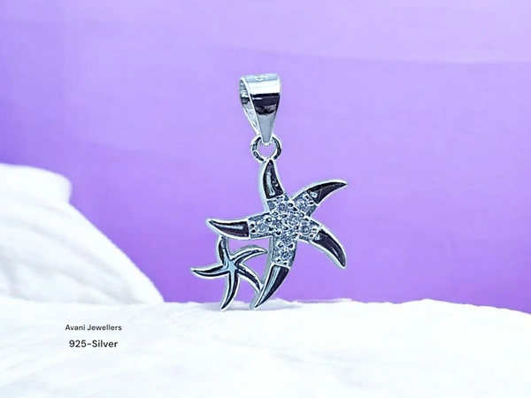 Avani Jewellers Silver Ladies Fancy Pendant - 1.4