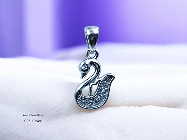 Avani Jewellers Silver Ladies Fancy Pendant - 1.33