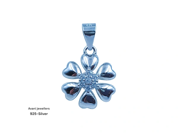 Avani Jewellers Silver Ladies Fancy Pendant - 1.24