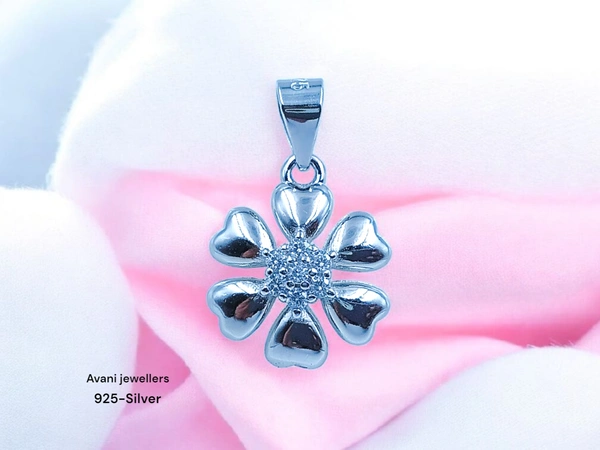 Avani Jewellers Silver Ladies Fancy Pendant - 1.24