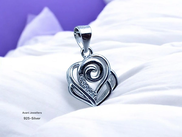 Avani Jewellers Silver Ladies Fancy Pendant - 1.36