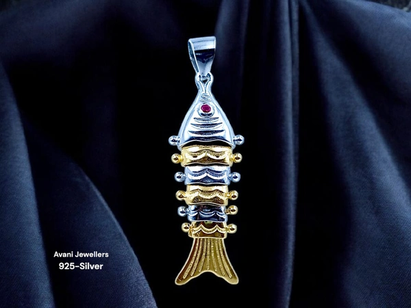 Avani Jewellers Silver Ladies Fancy Pendant - 2.92