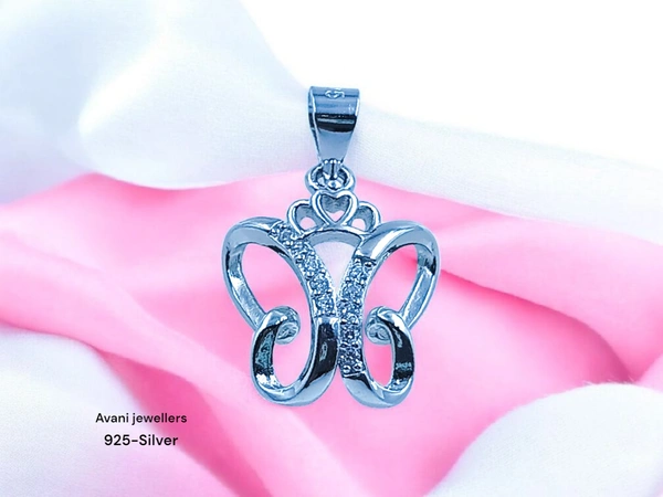 Avani Jewellers Silver Ladies Fancy Pendant - 1.4