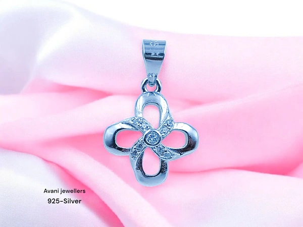 Avani Jewellers Silver Ladies Fancy Pendant - 1.24