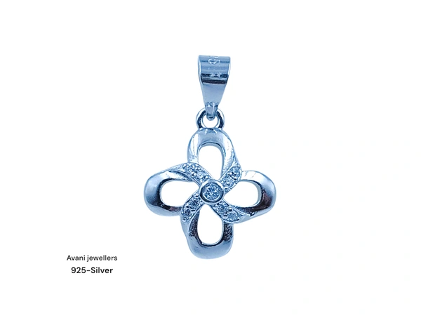 Avani Jewellers Silver Ladies Fancy Pendant - 1.24