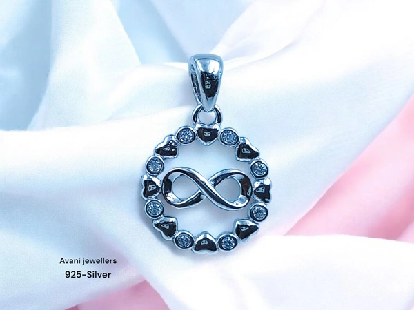 Avani Jewellers Silver Ladies Fancy Pendant - 1.25