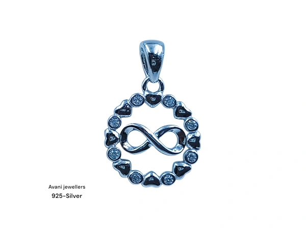 Avani Jewellers Silver Ladies Fancy Pendant - 1.25