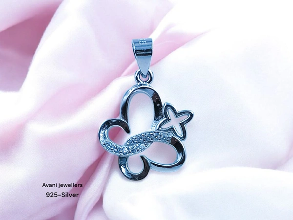 Avani Jewellers Silver Ladies Fancy Pendant - 1.25