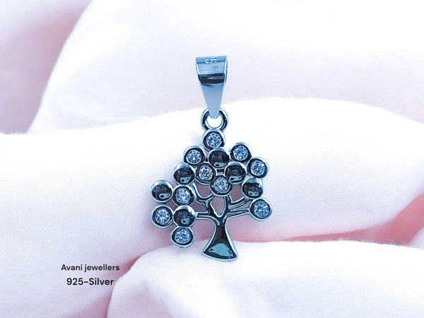 Avani Jewellers Silver Ladies Fancy Pendant - 1.41