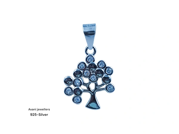 Avani Jewellers Silver Ladies Fancy Pendant - 1.41