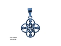Avani Jewellers Silver Ladies Fancy Pendant - 1.23