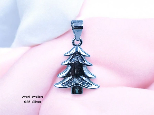 Avani Jewellers Silver Ladies Fancy Pendant - 1.37