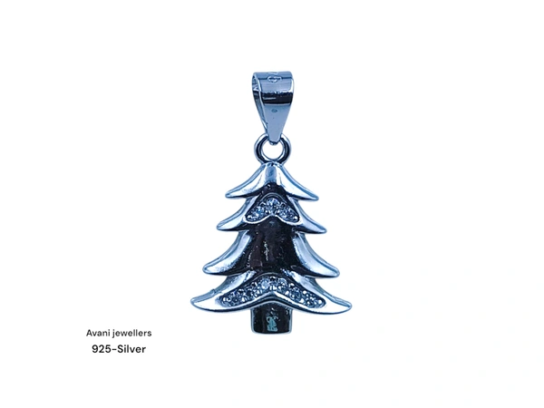 Avani Jewellers Silver Ladies Fancy Pendant - 1.37