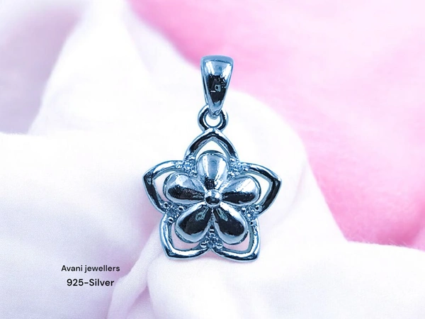 Avani Jewellers Silver Ladies Fancy Pendant - 1.28