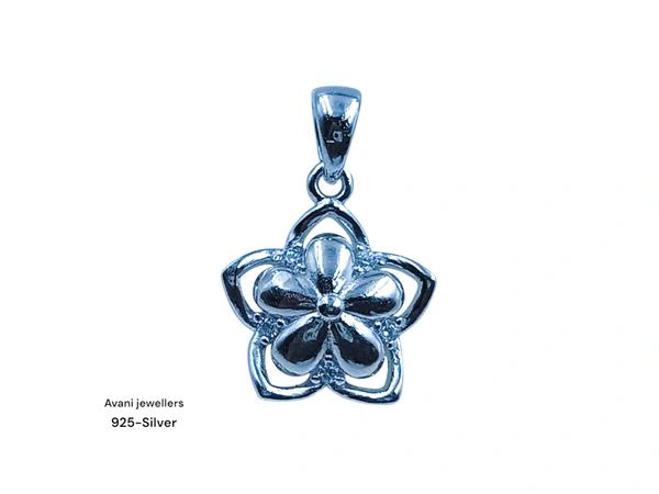Avani Jewellers Silver Ladies Fancy Pendant - 1.28