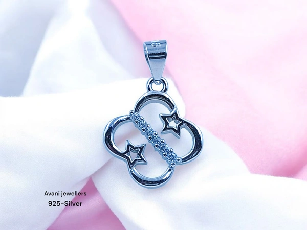 Avani Jewellers Silver Ladies Fancy Pendant - 1.28