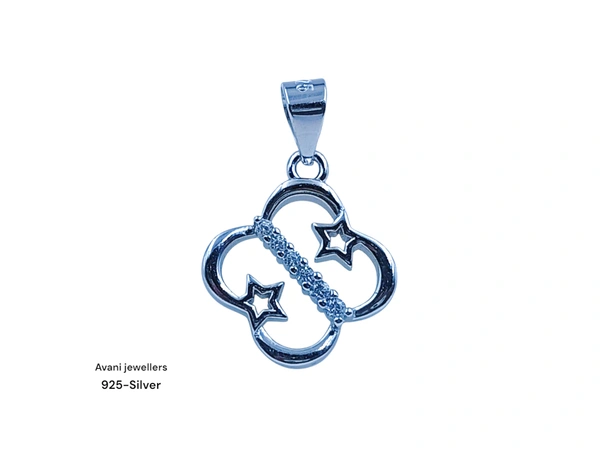 Avani Jewellers Silver Ladies Fancy Pendant - 1.28