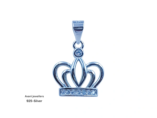 Avani Jewellers Silver Ladies Fancy Pendant - 1.22