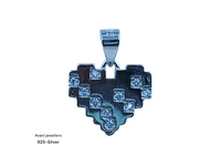 Avani Jewellers Silver Ladies Fancy Pendant - 1.21