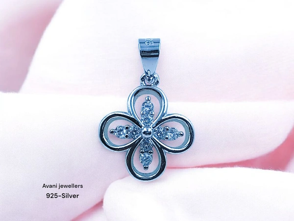 Avani Jewellers Silver Ladies Fancy Pendant - 1.39