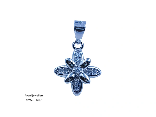 Avani Jewellers Silver Ladies Fancy Pendant - 1.31