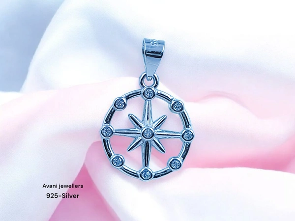 Avani Jewellers Silver Ladies Fancy Pendant - 1.2