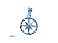 Avani Jewellers Silver Ladies Fancy Pendant - 1.2