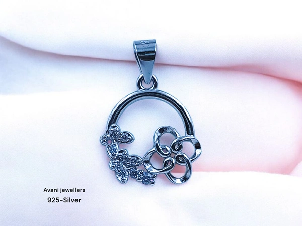 Avani Jewellers Silver Ladies Fancy Pendant - 1.28