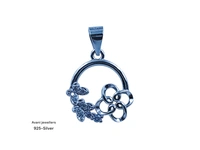 Avani Jewellers Silver Ladies Fancy Pendant - 1.28