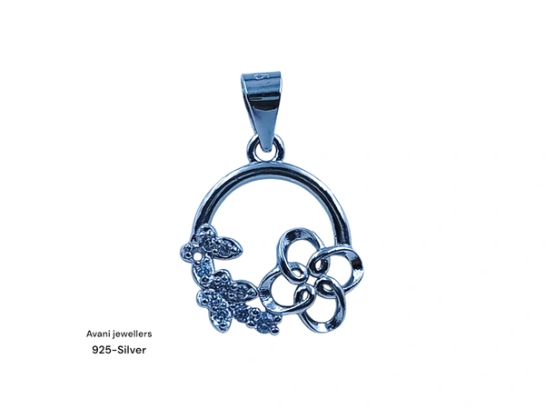 Avani Jewellers Silver Ladies Fancy Pendant - 1.28