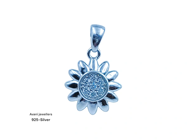 Avani Jewellers Silver Ladies Fancy Pendant - 1.32