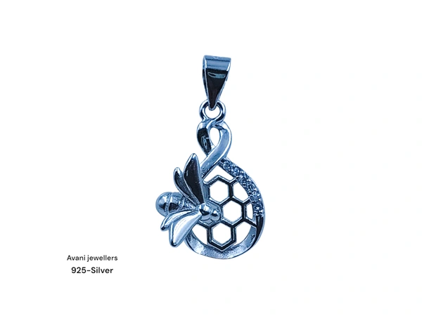 Avani Jewellers Silver Ladies Fancy Pendant - 1.36