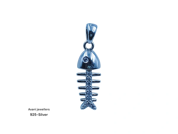 Avani Jewellers Silver Ladies Fancy Pendant - 1.29