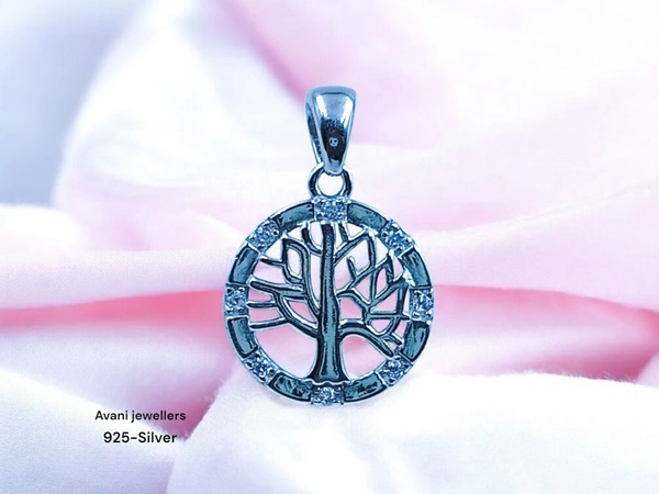 Avani Jewellers Silver Ladies Fancy Pendant - 1.27