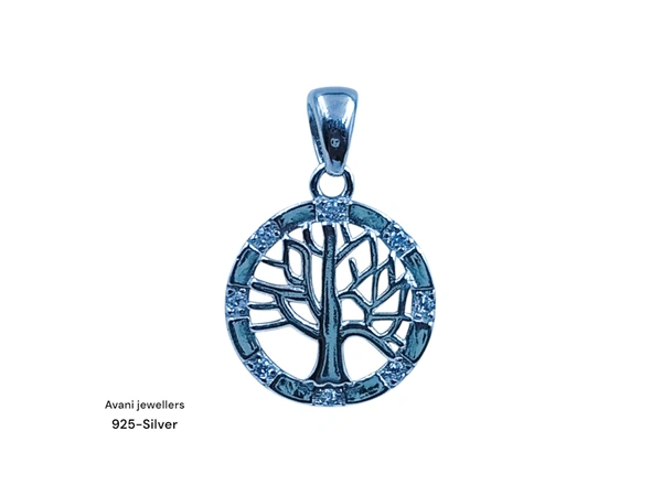 Avani Jewellers Silver Ladies Fancy Pendant - 1.27
