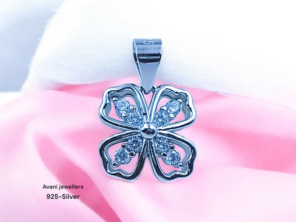 Avani Jewellers Silver Ladies Fancy Pendant - 1.34