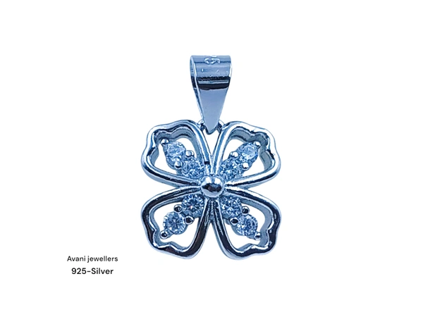 Avani Jewellers Silver Ladies Fancy Pendant - 1.34