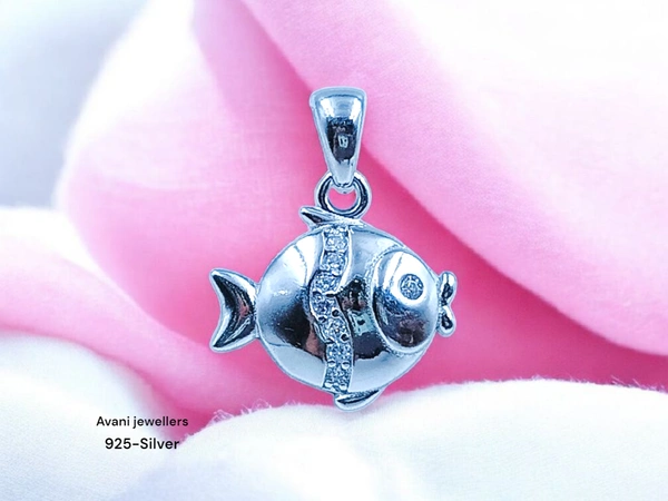 Avani Jewellers Silver Ladies Fancy Pendant - 1.25