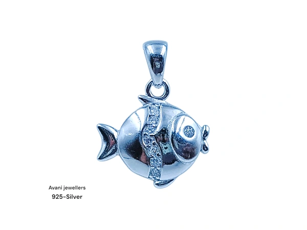 Avani Jewellers Silver Ladies Fancy Pendant - 1.25