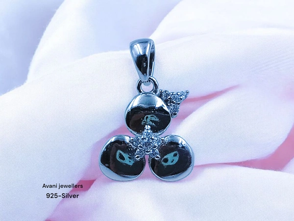Avani Jewellers Silver Ladies Fancy Pendant - 1.29