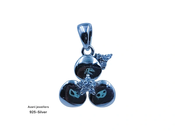Avani Jewellers Silver Ladies Fancy Pendant - 1.32