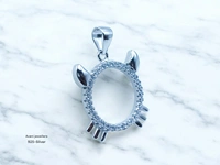 Avani Jewellers Silver Ladies Fancy Pendant - 2.15