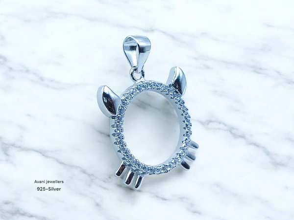 Avani Jewellers Silver Ladies Fancy Pendant - 2.15