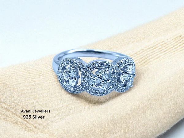 Avani Jewellers Silver Ladies Fancy Ring - 3.66, 17