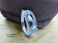 Avani Jewellers Silver Ladies Fancy Ring - 2.93, 12